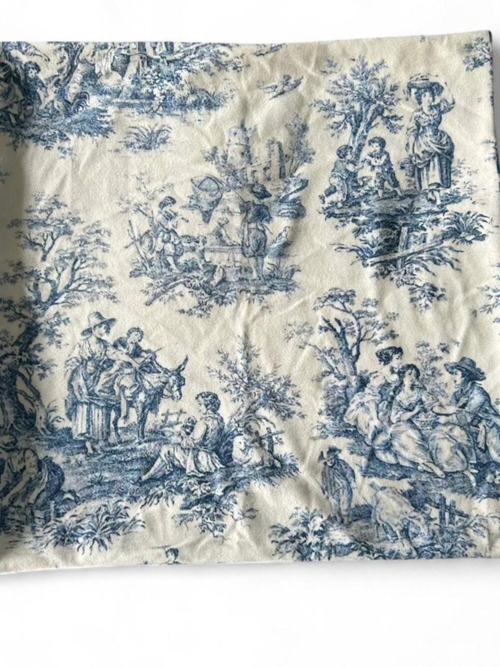 Blue and White Toile de Jouy Pillow Case
